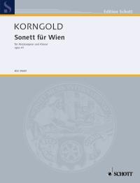Sonett fur Wien op. 41 : for mezzo soprano and piano