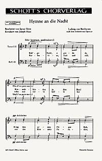 Hymne an die Nacht : Heil'ge Nacht, o giese du
