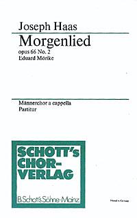 Morgenlied op. 66/2 : Zum neuen Jahr Wie heimlicherweise ein Engelein leise