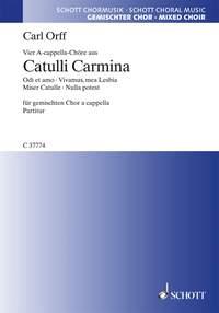 Vier A-cappella-Chore : aus Catulli Carmina