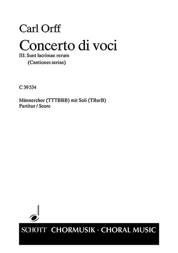 Concento di voci : 3. Sunt lacrimae rerum