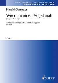 Funf Chore GeWV 20 : 1. Wie man einen Vogel malt Male zuerst einen Kafig