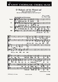 O Heiland, reis die Himmel auf op. 51 : aus der Weihnachtskantate In dulci jubilo