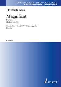 Magnificat : Magnificat anima mea Dominum - Hoch preiset meine Seele den Herrn (Luk. 1,46-55)