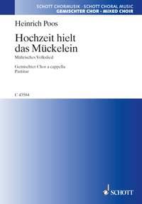 Hochzeit hielt das Muckelein : (Mahren)