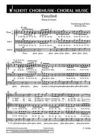 Tanzlied : Mich gebar des Meeres schaumbekranzte Woge (Ritmo die Joropo)