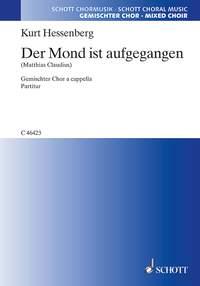 2 Abendlieder : 1. Der Mond ist aufgegangen
