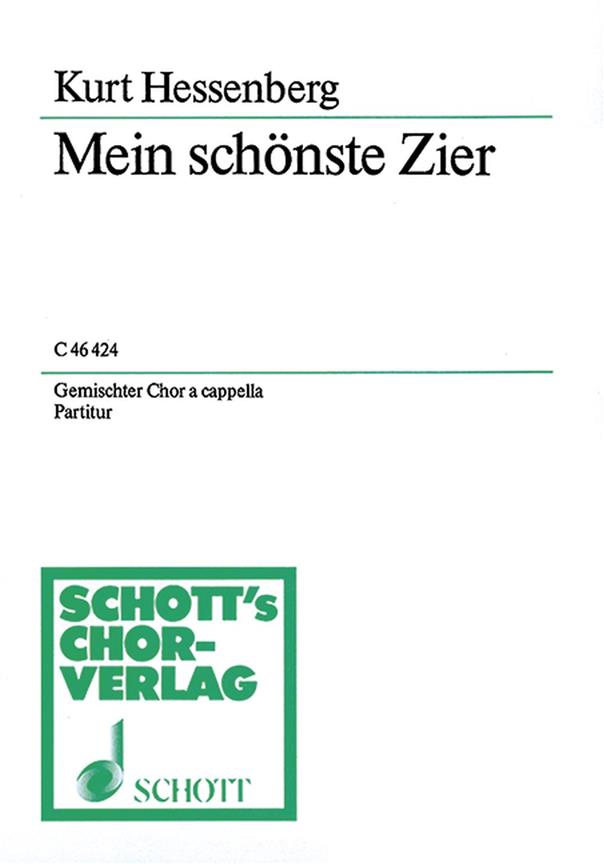 2 Abendlieder : 2. Mein schonste Zier (Leipzig 1573)