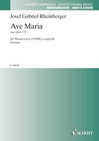 Ave Maria op. 172 : aus Messe in B-Dur