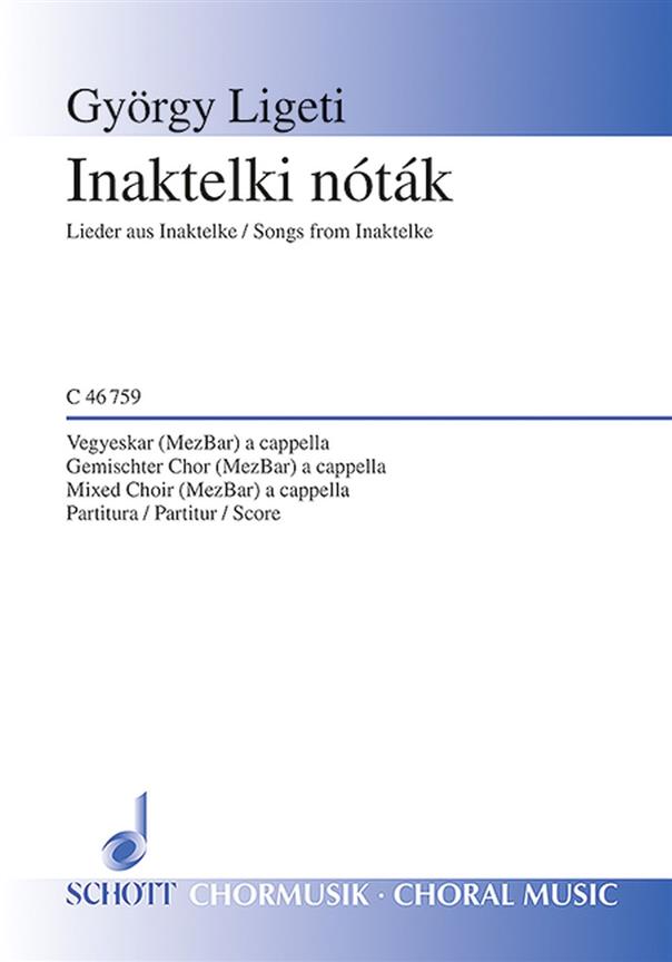 Inaktelki nótak : Songs from Inatelke