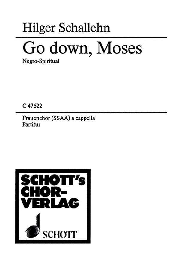 Drei Negro-Spirituals : 2. Go down, Moses