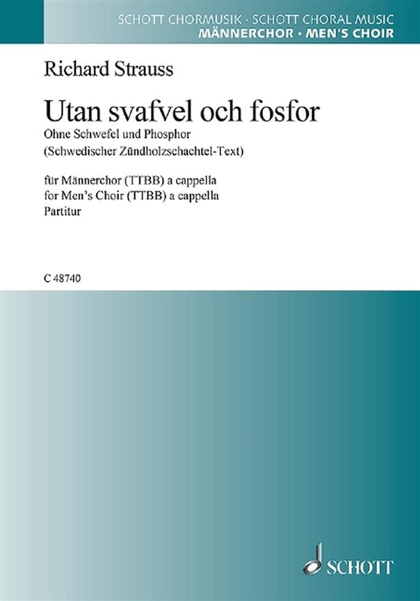 Utan svafvel och fosfor o. Op. AV. 88 : Ohne Schwefel und Phosphor