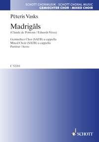 Madrigals : for mixed choir (SATB)