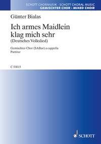 Ich armes Maidlein klag mich sehr : Deutsches Volkslied