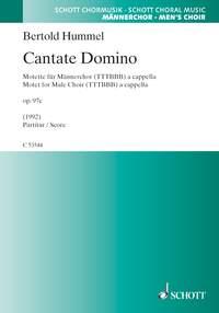 Cantate Domino op. 97c : Motet