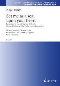 Set me as a seal upon your heart : Words from: Song of Solomon 8:6