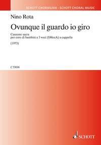 Ovunque il guardo io giro : Canzone sacra per coro di bambini (SMezA)