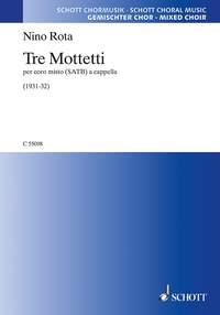 Three Motets : for mixed choir a cappella