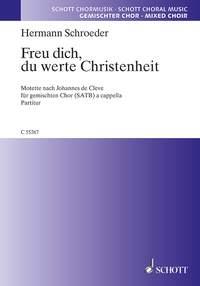 Freu dich, du werte Christenheit : Motette nach Johannes de Cleve