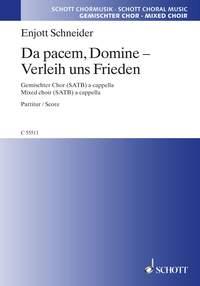 Da pacem, Domine - Verleih uns Frieden : Motette