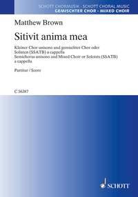 Sitivit anima mea : My soul has thirsted