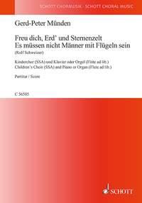 Freu dich, Erd' und Sternenzelt : Es müssen nicht Männer mit Flügeln sein