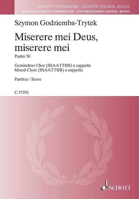 Miserere mei Deus, miserere mei : Psalm 56