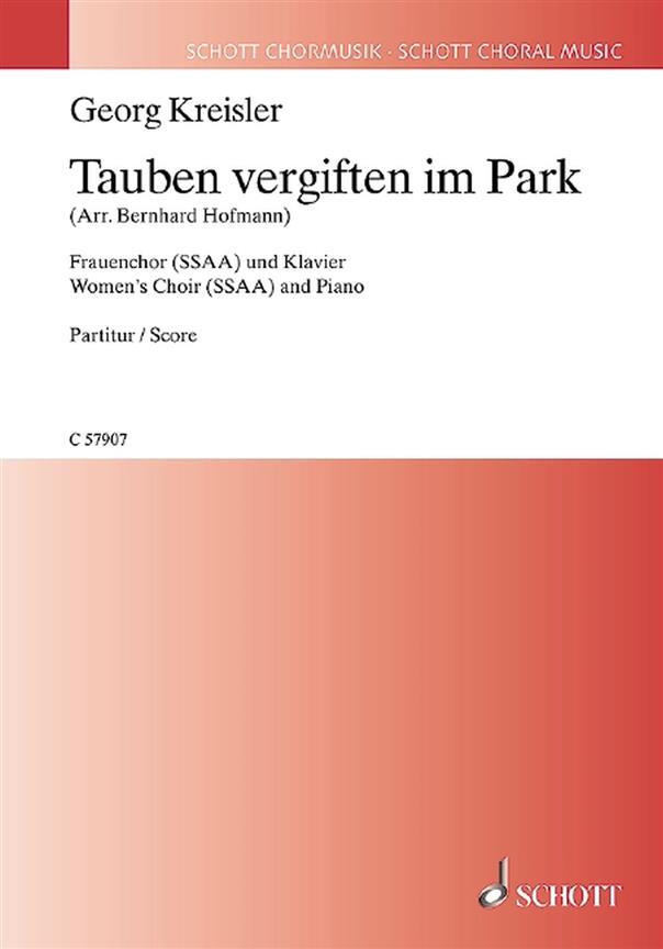 Tauben Vergiften Im Park : Georg Kreisler - Lieder und Chansons
