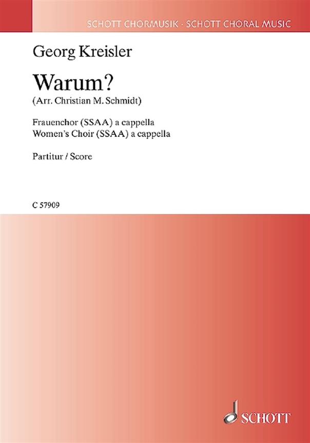 Warum? : Georg Kreisler - Lieder und Chansons