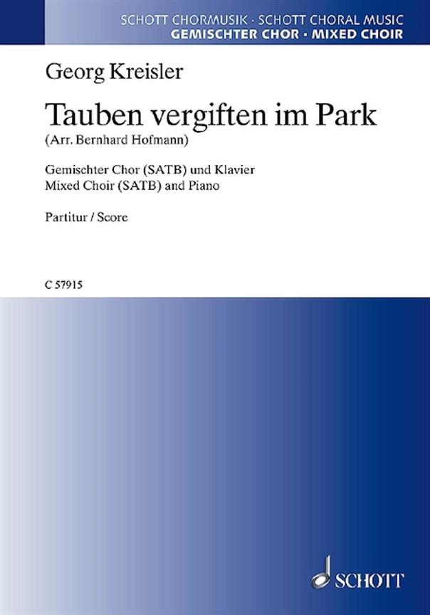 Tauben Vergiften Im Park : Georg Kreisler - Lieder und Chansons