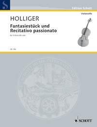 Fantasiestuck und Recitativo passionato : for cello solo