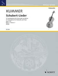 Schubert-Lieder op. 117b Band 1 : 25 Transcriptions for Cello and Piano