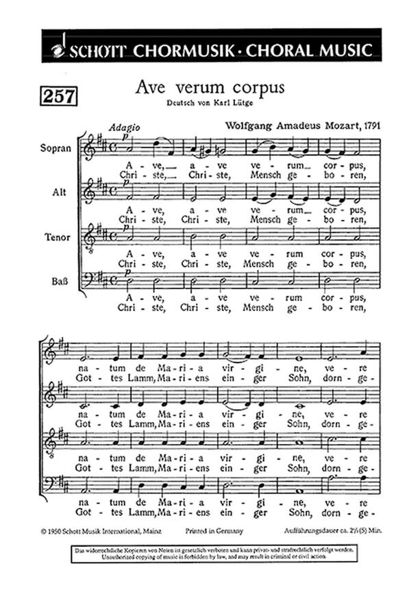Ave verum corpus KV 618