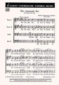 Der traumende See op. 33/1 : Der See ruht tief im Blauen