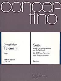 Suite E minor : from the Tafelmusik
