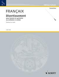Divertissement : for bassoon and string quintet or string orchestra