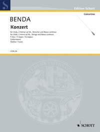Concerto F Major : fruher Georg Benda zugeschrieben