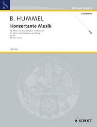 Konzertante Musik op. 86 : for vibraphone and marimba (1 player) and strings