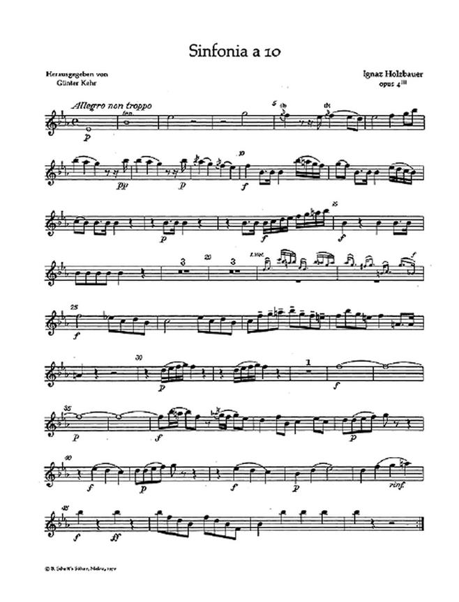 Sinfonia a 10 op. 4/3 : E flat Major