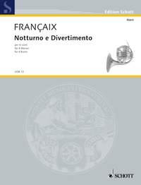 Notturno e Divertimento : for four horns