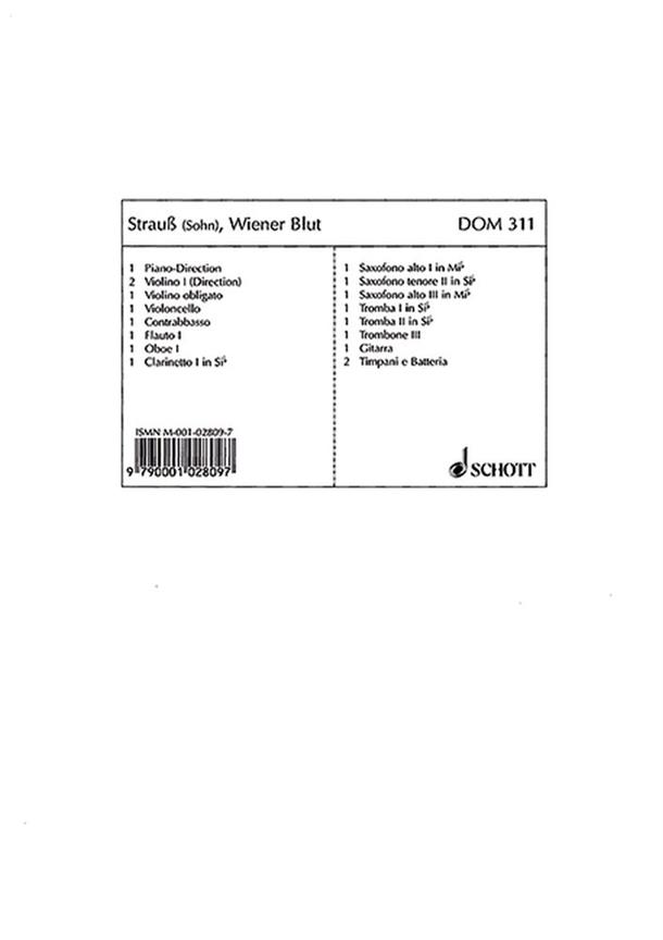 Wiener Blut op. 354 : Waltz