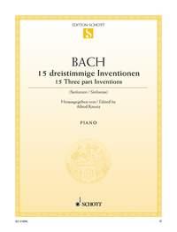 15 dreistimmige Inventionen BWV 787-801 : Sinfonien