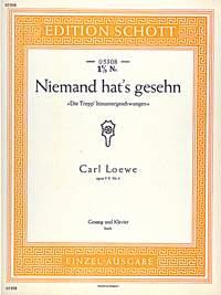 Niemand hat's gesehn op. 9 Heft X Nr. 4 : Die Trepp' hinuntergeschwungen