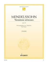 Variations Sérieuses Op.54