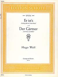 Er ist's-Der Gärtner : Frühling lässt sein blaues Band-Auf ihrem Leibrösslein