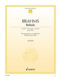 Ballade g-Moll op. 118/3