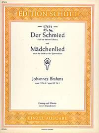 Der Schmied-Mädchenlied op. 107/5 u. op. 19/4