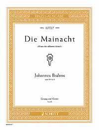 Die Mainacht op. 43/2 : Wann der silberne Mond
