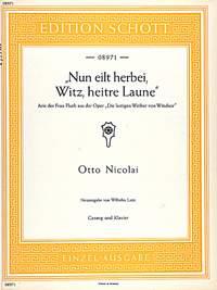 Die lustigen Weiber von Windsor : Nun eilt herbei, Witz, heitre Laune