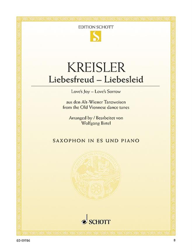 Liebesfreud - Liebesleid : aus den Alt-Wiener Tanzweisen